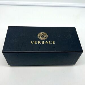 NEW VERSACE Black Medusa Sunglasses Case and Box (NO SUNGLASSES)
